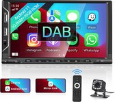 SIXTOP - DAB Dubbele Din GPS Auto Stereo Radio - 7 inch TFT Touchscreen - Android 11