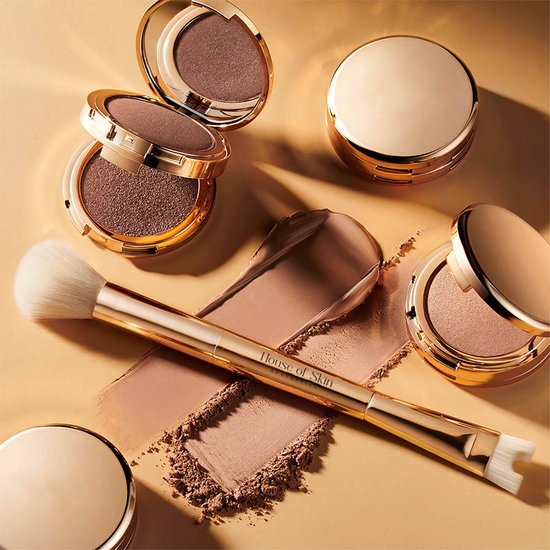 House of Skin Aesthetics - Pinceau contour du nez et blush 2 en 1 - Contour - Blush - Populaire - Idéal pour la routine de maquillage