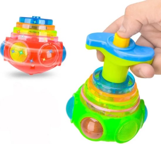 Jouets Bébé - speelgoed lumineux - Musique - Toupie - Coloré - Pour bébés -  Pour les
