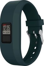 Strap-it Siliconen bandje - geschikt voor Garmin Vivofit 3 & Vivofit jr junior 1/2 - groen-blauw