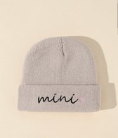 Wintermuts mini - winter - Cadeau - 0 tot 6 maanden - wintermuts - beige - bescherming - peuter - meisje - mode artikel - chique - fashionista - hip