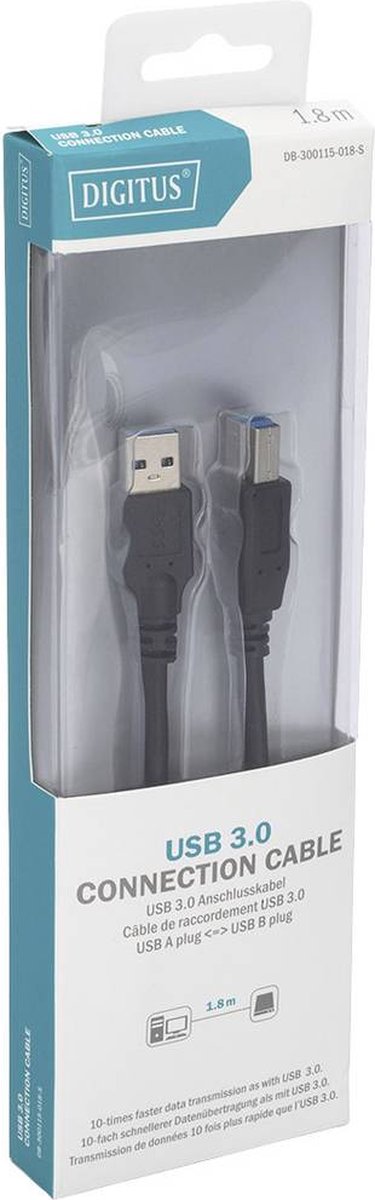 DIGITUS - Câble de rallonge actif USB 3.0, 10 m