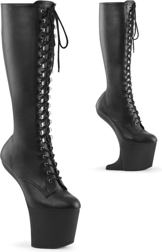 Pleaser - CRAZE-2023 Plateau Overknee Laarzen - US 13 - 44 Shoes - Zwart