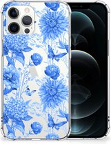 Case voor Geschikt voor iPhone12 Pro Max Flowers Blue