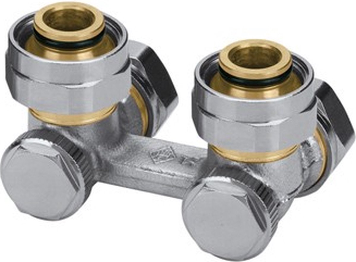IMI Hydronic Engineering HEIMEIER Omkeerstuk hoekvorm G3/4 afsluitbaar, tweepijps, 50 mm, 0541-50.000