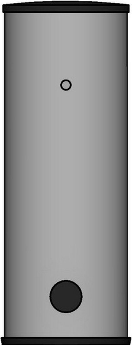 Alpha innotec WWS boiler indirect gestookt (tapwater), hoogte 1960mm, diameter 700mm, boilervat staal, inhoud 468L, aansluiting primair overig, mantel