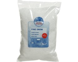 Decoris kunstsneeuw/ nepsneeuw - 2x - 1,5 liter - wit - sneeuw landschap versieringen