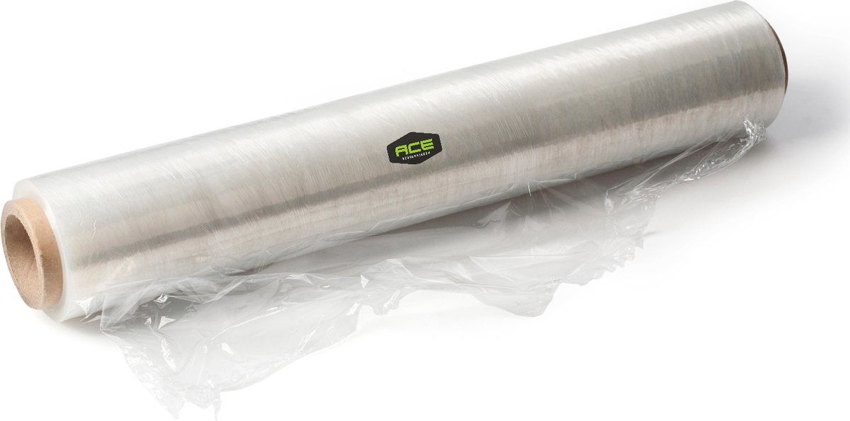 Wikkelfolie - Transparant - 17mu - 50cm x 300m - Handwikkelfolie - Seal - Sealfolie - Ideaal voor Verhuizen/Transport/Logistiek