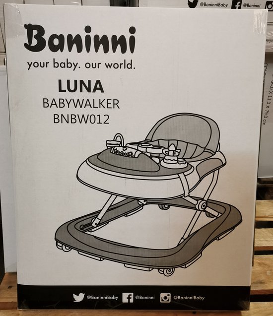 Baninni Loopstoel Luna Grijs van Baninni — afbeelding 2