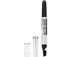Maybelline New York - Tattoo Brow Lift Stick - 02 Soft Brown - Bruin Wenkbrauwpotlood met Stylingborstel