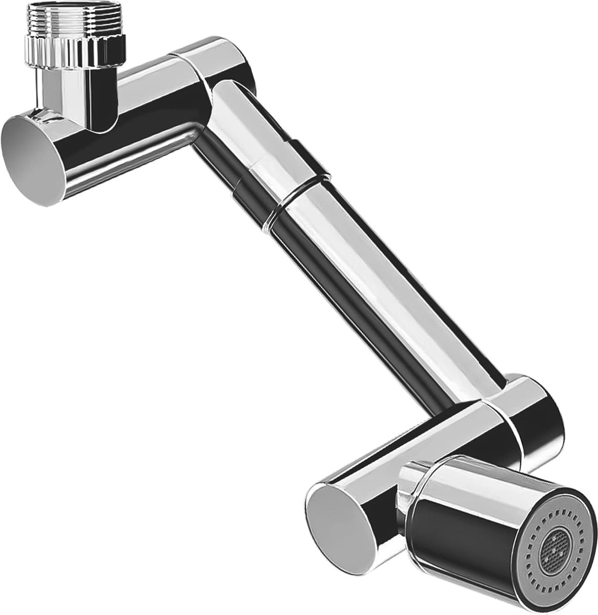 multifunctionele verlengkraan, dioxide 1440° draaibare waterkraan, opzetstuk, universeel spuitfilter, waterkraan voor badkamer en keuken