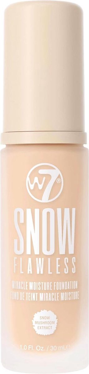 Goedkoopste W7 Snow Flawless Miracle Moisture Foundation - Sand Beige