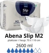 ABENA Incontinentie Slip Premium M2 - Eendelig Verband ter Bescherming van Zwaar Urineverlies en (Dunne) Ontlasting - Perfecte Aansluiting door Flexibele Sluitstrips - 24 Stuks
