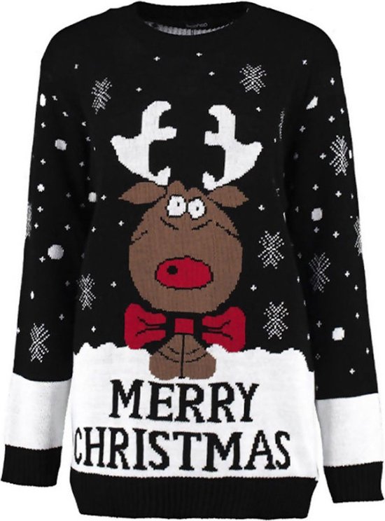 United Labels El Grinch kersttrui, uniseks, vrolijk grinchmas winter, gebreide trui, lelijke kersttrui voor mannen en vrouwen, rood (DE/NL/SE/PL, alfanumeriek, M, regular, rood