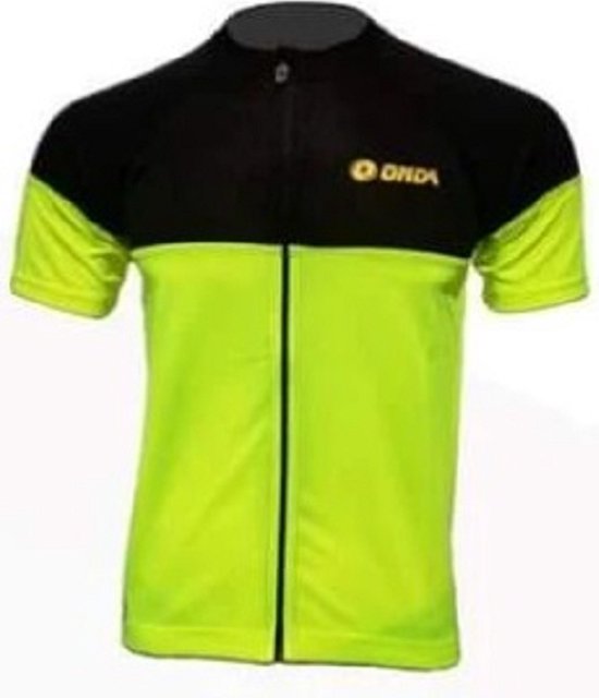 ONDA Fietsshirt korte mouw heren Zwart Fluo- Alentejo - M