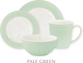 GreenGate Alice Pale Green Service de vaisselle 4 pièces - 1 personne