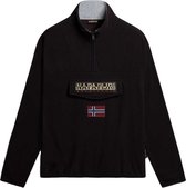 Napapijri T-burgee Halve Rits Sweatshirt Zwart S Man