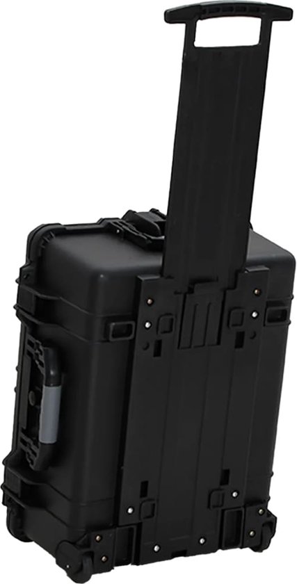 vidaXL Flight-case sur roulettes 58 x 45 x 27 cm PP Noir