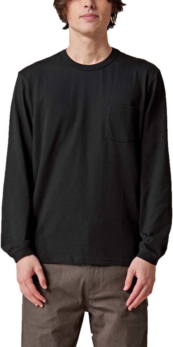 Globe Every Damn Day T-shirt Met Lange Mouwen XS Man Zwart