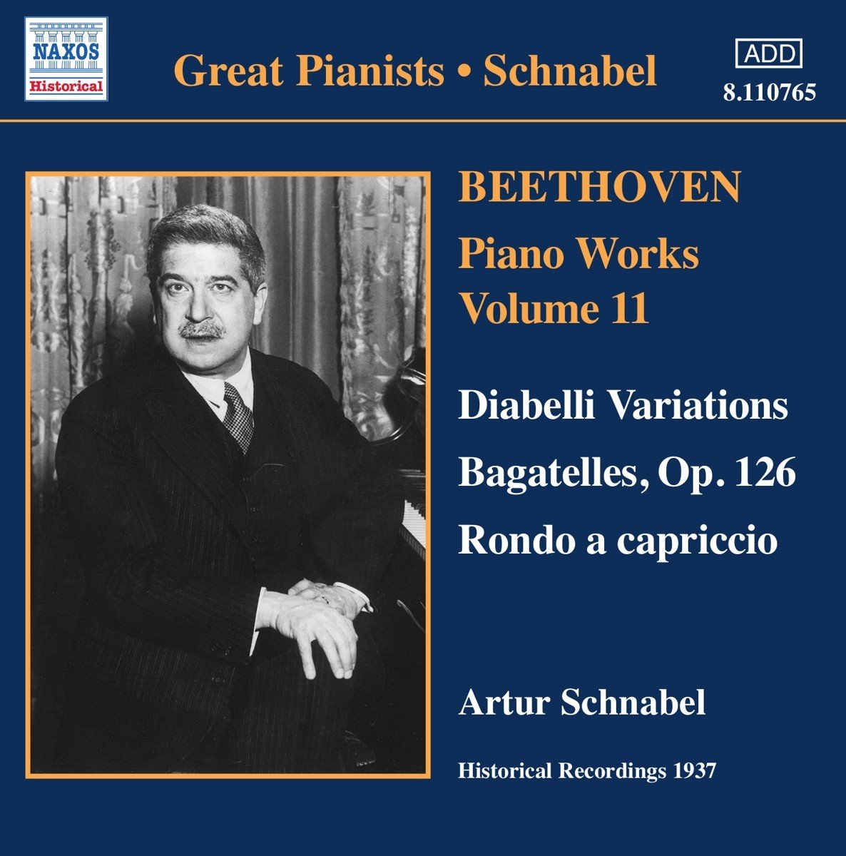 Artur Schnabel - Beethoven: Piano Works 11: Diabelli Variations (CD)