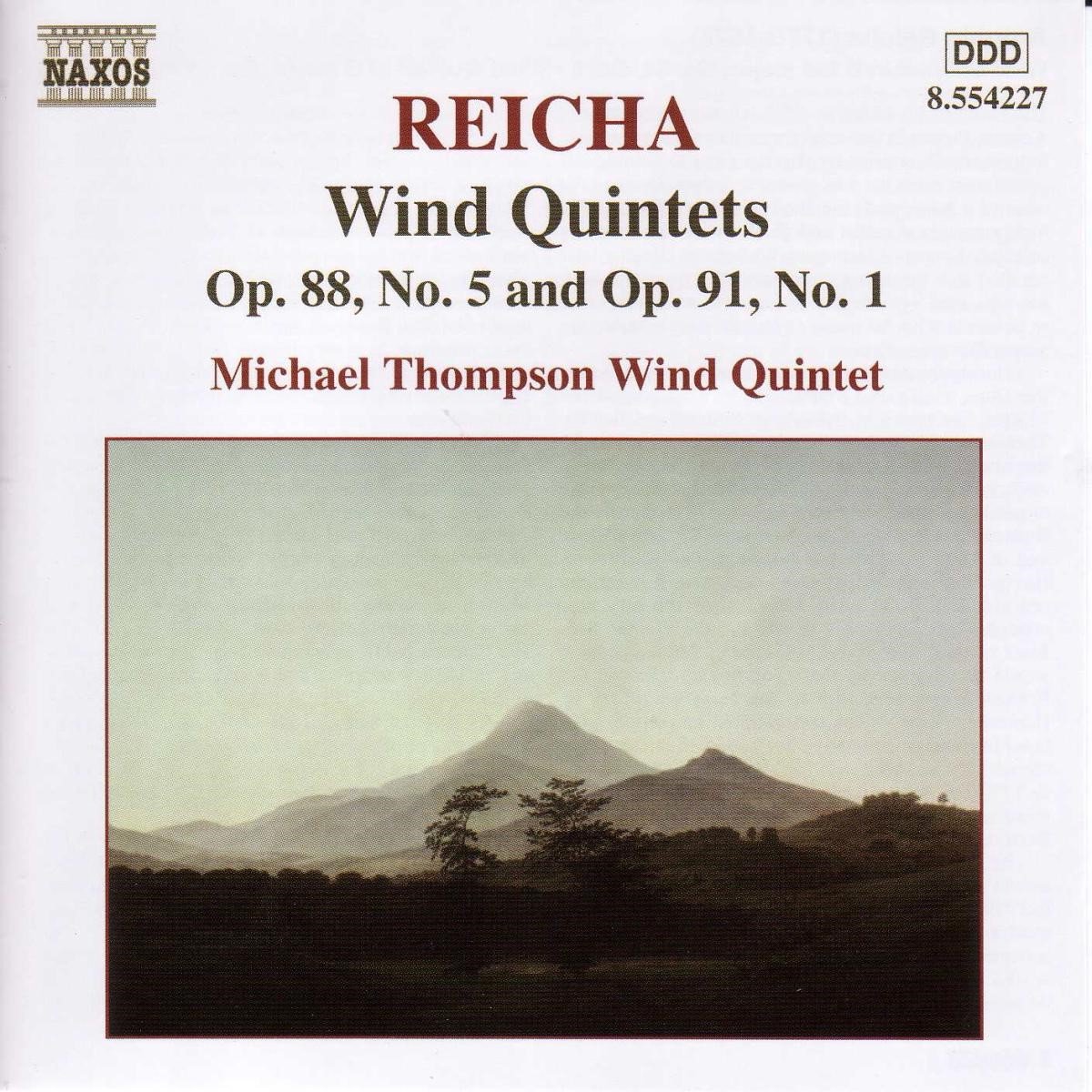 Michael Thompson Wind Quintet - Reicha: Wind Quintets Op.88, No.5 (CD)