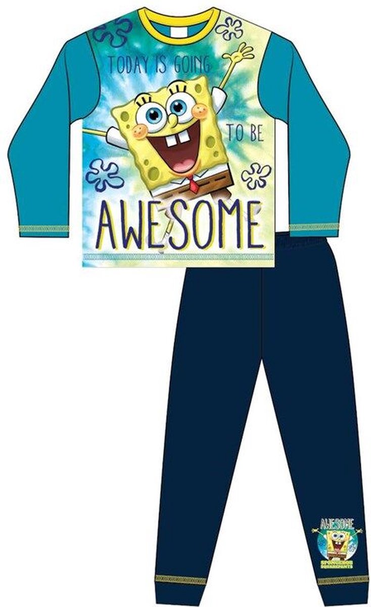 Spongebob pyjama - multi colour - Sponge Bob pyama - maat 116