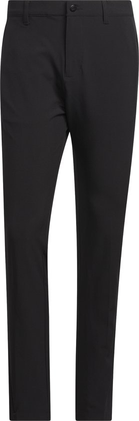 Zwart uitgesneden beeld van een Adidas golfbroek.