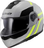 LS2 FF908 STROBE II AUTOX GREY H-V YELLOW-06 2XL - Maat 2XL - Helm