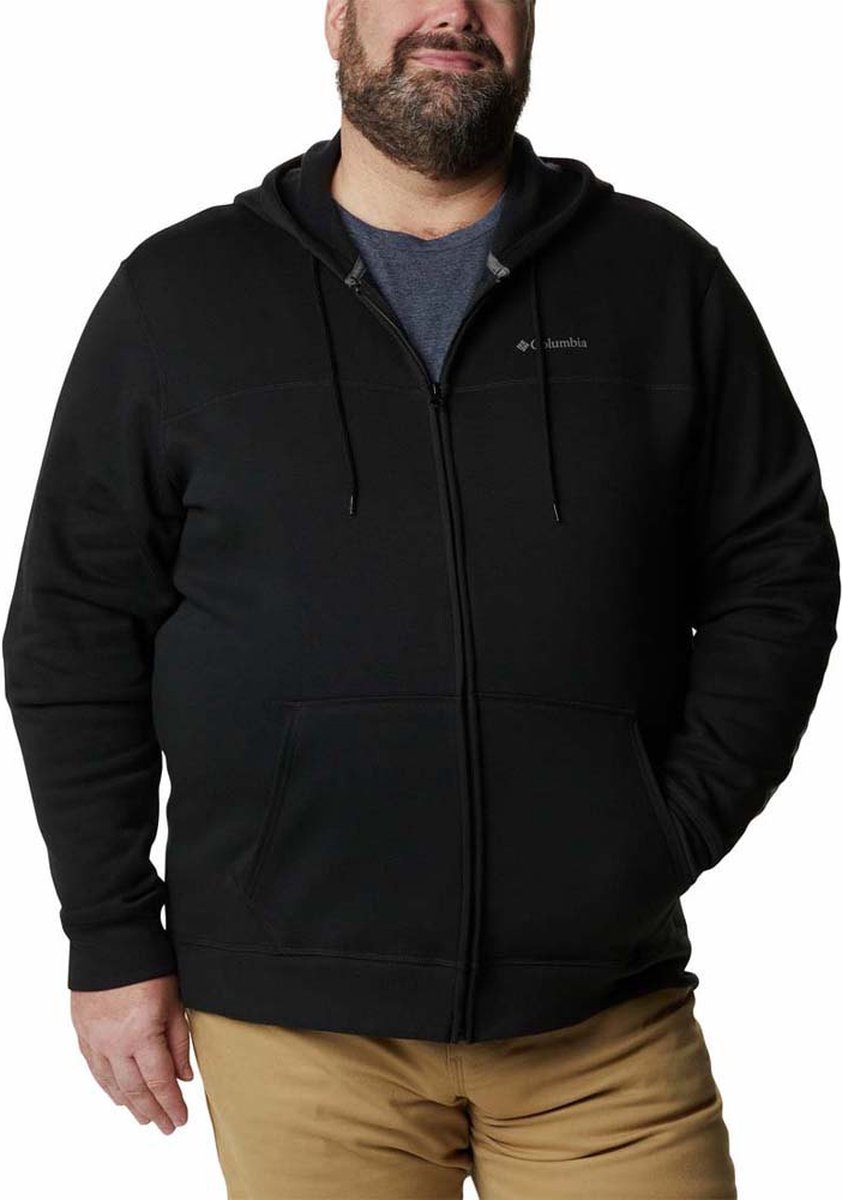 Columbia Logo S20 Sweatshirt Met Rits 2X Man Zwart