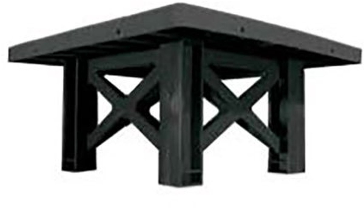 Krf Ten-eighty Tafelblad Zwart