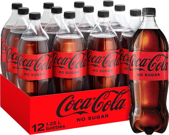 Coca-Cola Cola zéro sucre 1,25 litre par bouteille PET, rétractable 12  bouteilles | bol