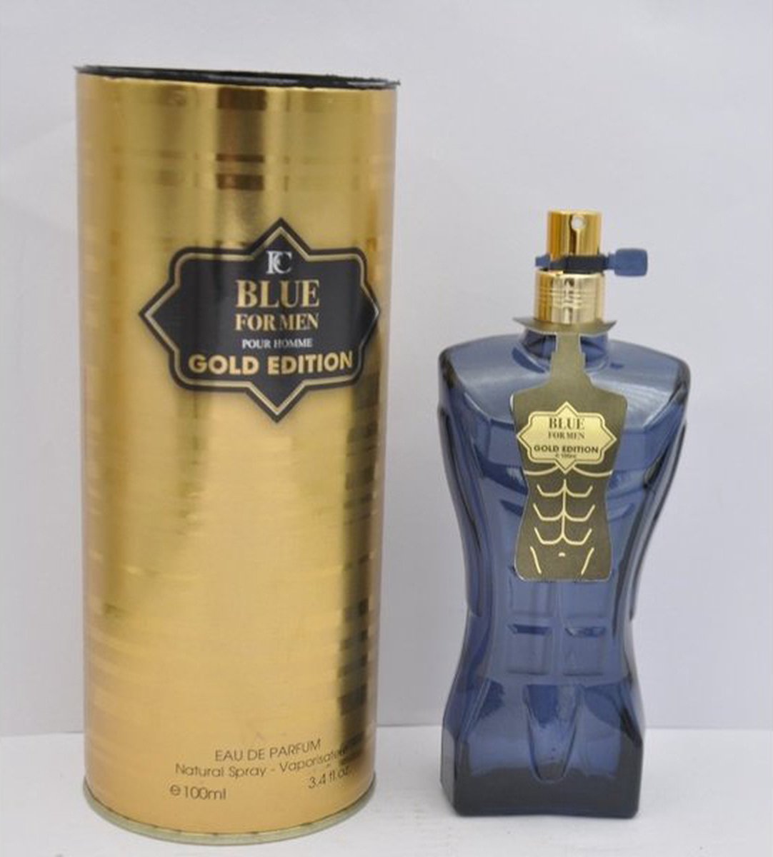 Blue for men - Gold Edition - eau de parfum - van FC - 100 ml.