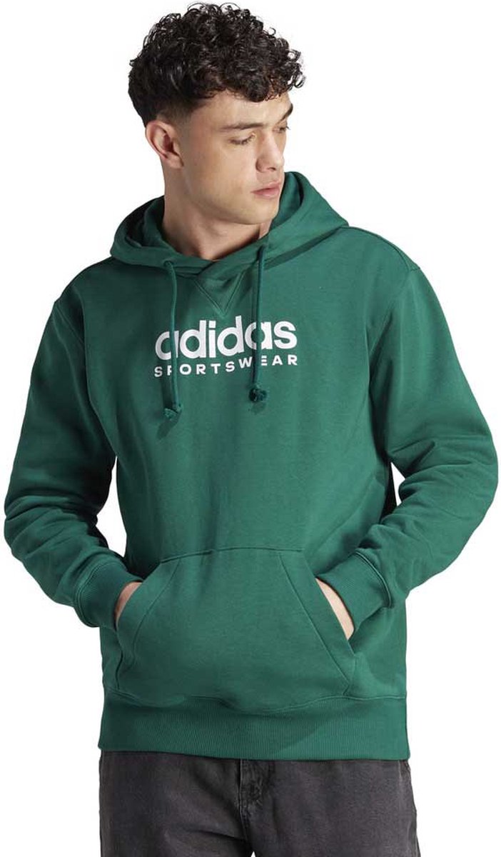 Adidas All Szn Fleece Graphic Hoodie S Regular Man Cgreen