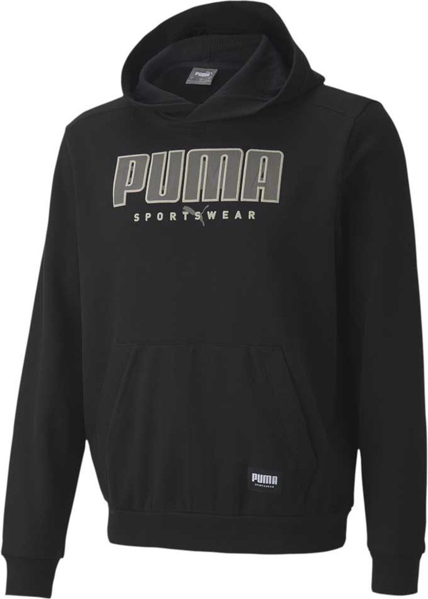 Puma Athletics Hoodie M Man Zwart