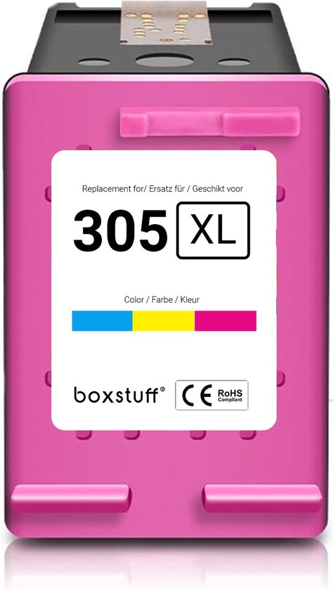Boxstuff cartridge geschikt voor HP 305XL (3YM63AE) Kleur