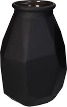 Dizayner - Glazen Vaas | 25x25x35cm | Gerecycled glas - Zwart - Bloemenvaas