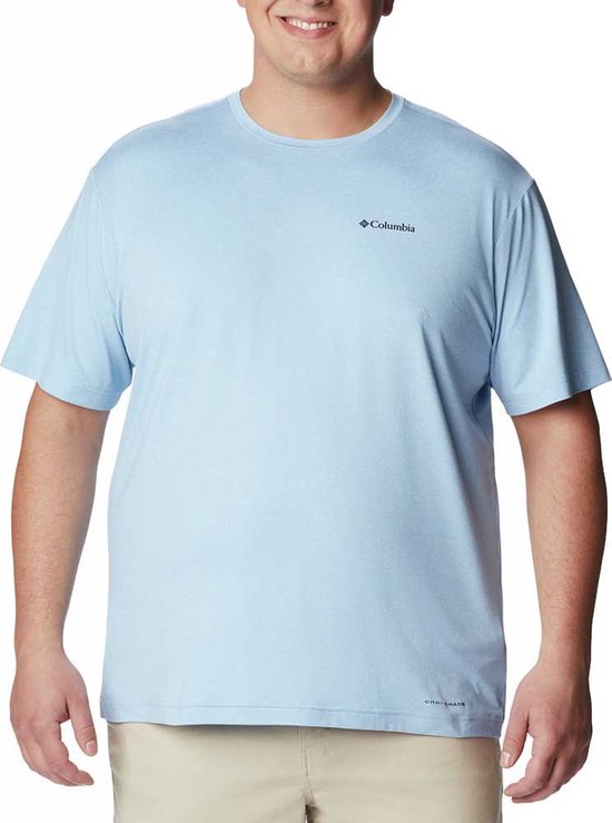 Columbia Tech Trail Graphic T-shirt Met Korte Mouwen Blauw M Man