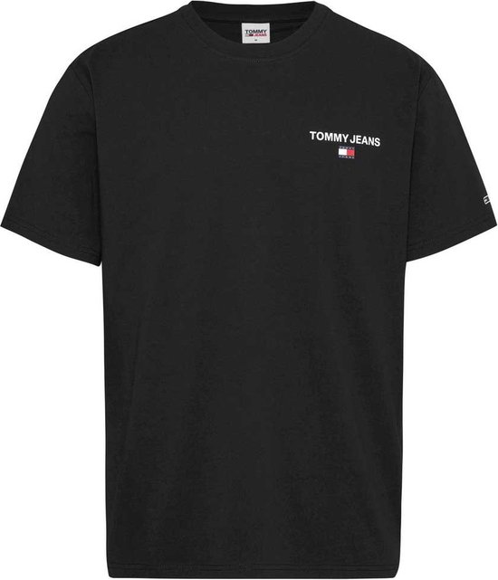 Tommy Jeans Classic Linear Back Print T-shirt à manches courtes Zwart XL Homme
