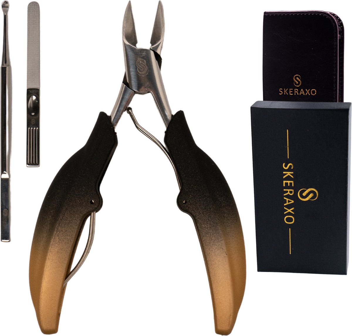 Goedkoopste Professionele Roestvrijstaal Nageltang - Nagelschaar voor harde en ingegroeide teennagels - kalknagel & dikke nagel - Teennagelknipper - Schimmelnagel - Pedicure & Manicure set