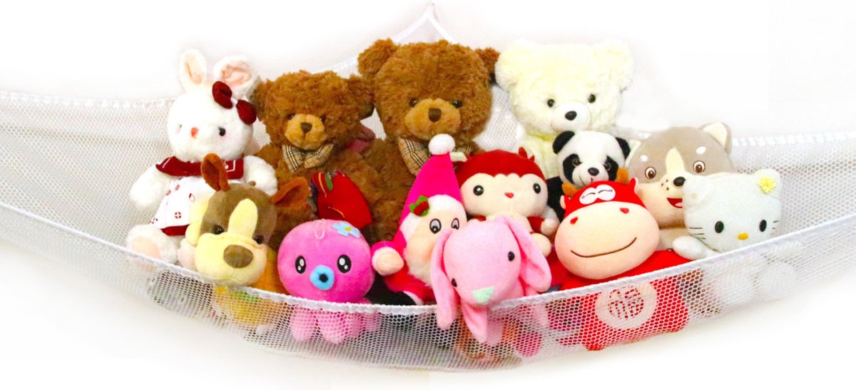 Livano Knuffel Net - Hangmat - Speelgoed - Opbergsysteem - Hangmat Voor Knuffels - Organizer - Sterk