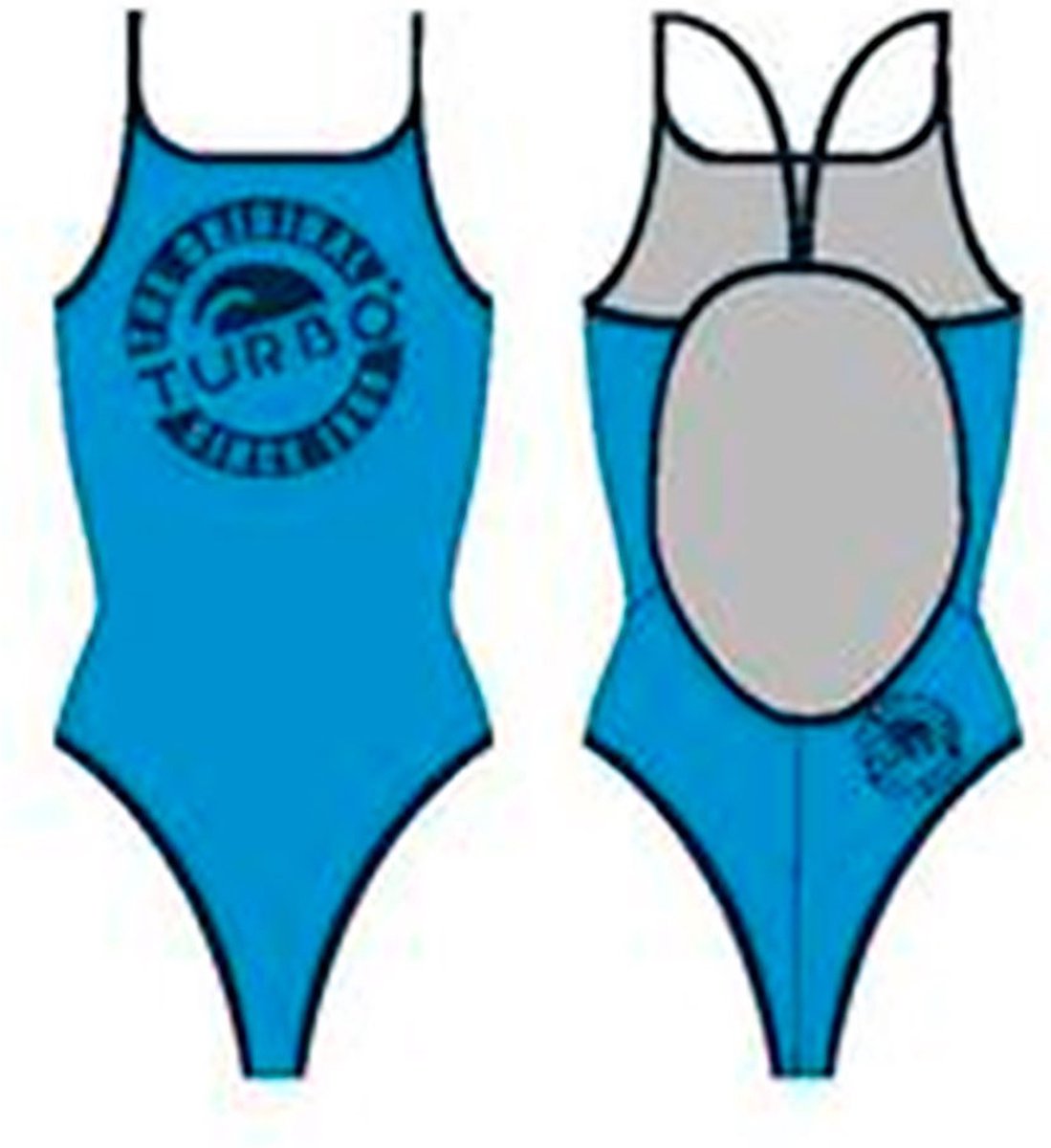 Turbo Original Zwemkleding Blauw S Vrouw Royal