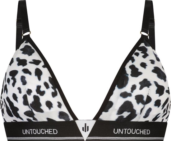 Untouched Underwear Lingerie Cow Skin Bralette S Soutien-gorge sans armatures - Sans armatures - Idées cadeaux femme