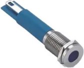 LED Signaallamp 7mm - Inbouw - 12-24V DC - Blauw