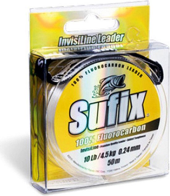 Sufix Invisiline Clear Socket Fluorocarbon - 50m Clear 0.27mm van Sufix — afbeelding 2