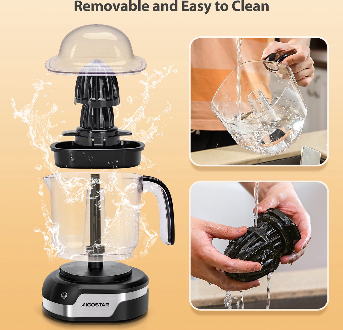 Aigostar Citruspers - Citruspers electrisch - 1.2L thumbnail 6