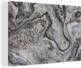 Tableau sur toile 140x90 cm - Décoration murale Marbre - Pierre - Zwart - Wit - Décoration murale salon - Décoration chambre - Accessoires chambre - Peintures