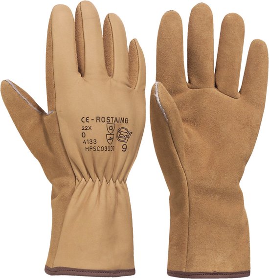 Gants de sécurité - Doublés - Taille 10 - Gants - 2 paires de gants