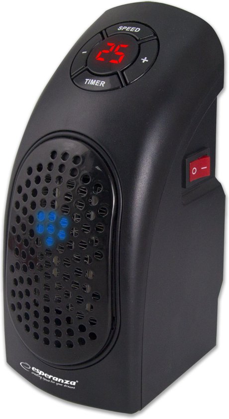 Kleine Ruimteverwarmer 500W Elektrisch - Draagbare Verwarmingsventilator Met Veiligheid