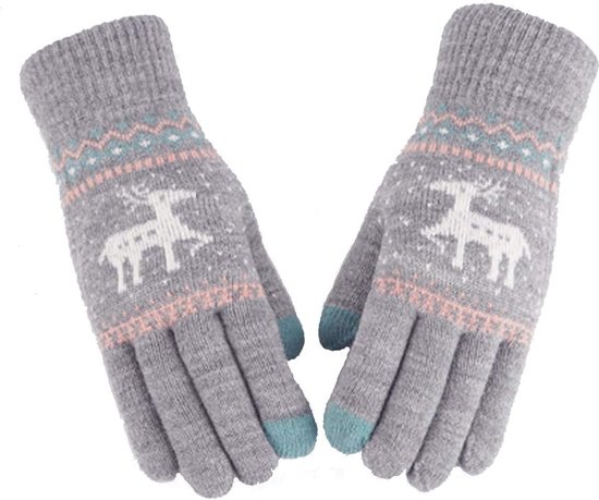 Dames winterhandschoenen warme handschoenen katoenen handschoenen gebreide handschoenen winterhandschoenen touchscreen handschoenen kerstcadeaus