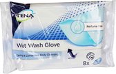 TENA Proskin Wet Wash Gloves Geurloos, 8 stuks (1158)